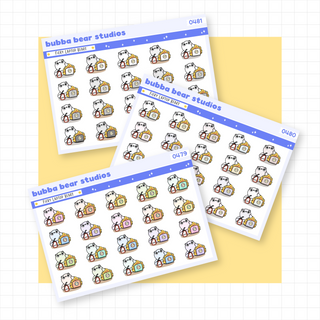 Fiery Laptop Bears Buy All (Set of 3) Bubba Bear Studios Fiery Laptop Bears