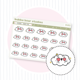 Cloudia - Heart Eyes Bubba Bear Studios Cloudia - Heart Eyes Stationery