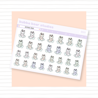 Despair Bear Muted Bubba Bear Studios Despair Bear Stationery