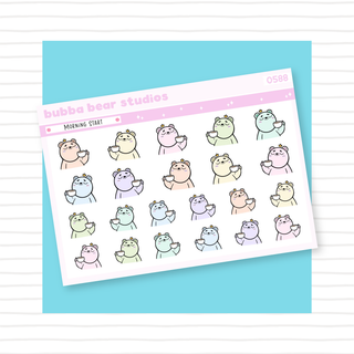 Morning Start Colorful Bubba Bear Studios Morning Start