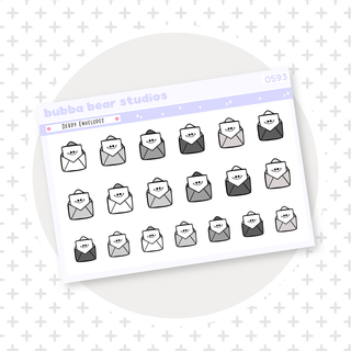 Derpy Envelopes Minimal Bubba Bear Studios Derpy Envelopes