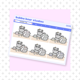Laundry Fun Muted Bubba Bear Studios Laundry Fun
