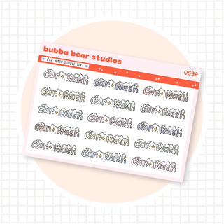 Car Wash Doodle Text Muted Bubba Bear Studios Car Wash Doodle Text