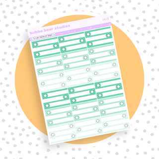 3-Line Checklist Boxes Aqua Bubba Bear Studios 3-Line Checklist Boxes Stationery