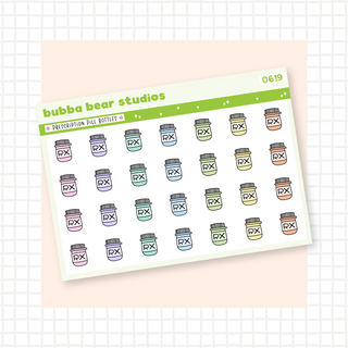 Prescription Pill Bottles Colorful Bubba Bear Studios Prescription Pill Bottles