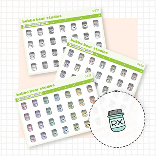 Prescription Pill Bottles Buy All (Set of 3) Bubba Bear Studios Prescription Pill Bottles