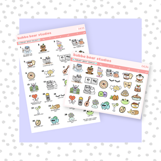 February Wacky Holidays Buy All (Set of 2) Bubba Bear Studios February Wacky Holidays