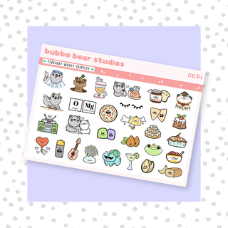 February Wacky Holidays Wacky Sampler - Without Words Bubba Bear Studios February Wacky Holidays