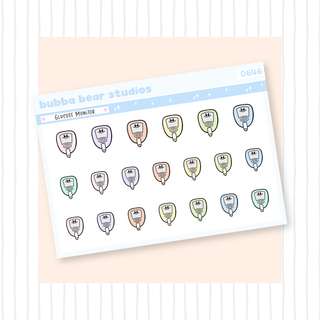 Glucose Monitors Colorful Bubba Bear Studios Glucose Monitors