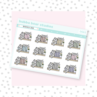 Bookshelf Bear Muted Bubba Bear Studios Bookshelf Bear