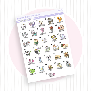 March Wacky Holidays Wacky Holidays - With Words Bubba Bear Studios March Wacky Holidays