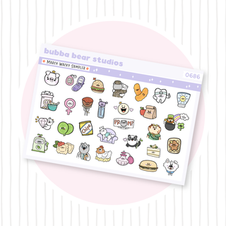 March Wacky Holidays Wacky Sampler - Without Words Bubba Bear Studios March Wacky Holidays