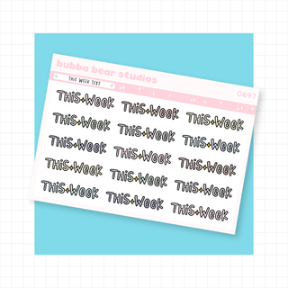 This Week Doodle Text Muted Bubba Bear Studios This Week Doodle Text
