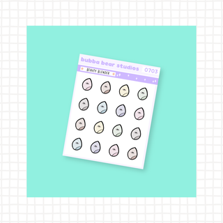 Beauty Blender Muted Bubba Bear Studios Beauty Blender