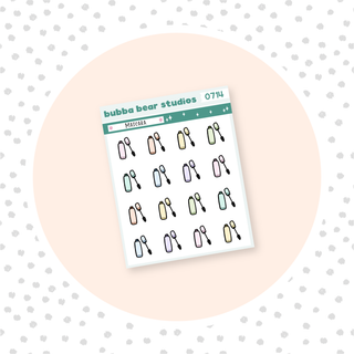 Mascara Colorful Bubba Bear Studios Mascara