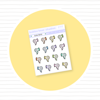 Blow Dryer Colorful Bubba Bear Studios Blow Dryer