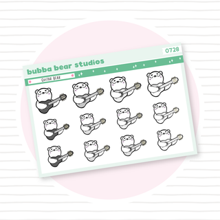 Guitar Bear Minimal Bubba Bear Studios Guitar Bear