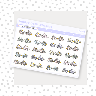 To Do Doodle Text Muted Bubba Bear Studios To Do Doodle Text