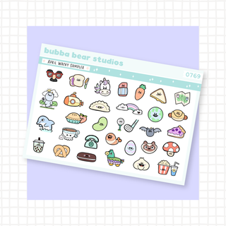 April Wacky Holidays Wacky Sampler - Without Words Bubba Bear Studios April Wacky Holidays