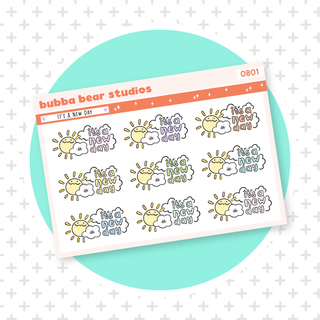 It's A New Day Colorful Bubba Bear Studios It's A New Day