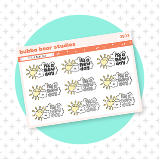 It's A New Day Minimal Bubba Bear Studios It's A New Day