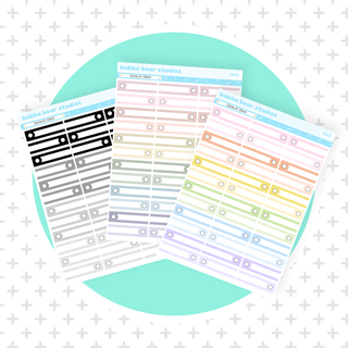 Checklist Strips Buy All (Set of 3) Bubba Bear Studios Checklist Strips