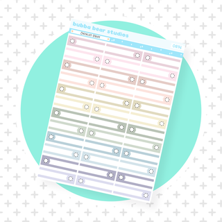 Checklist Strips Muted Bubba Bear Studios Checklist Strips
