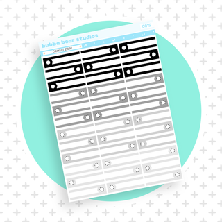 Checklist Strips Minimal Bubba Bear Studios Checklist Strips