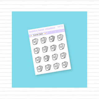 Playing Cards Minimal Bubba Bear Studios Playing Cards