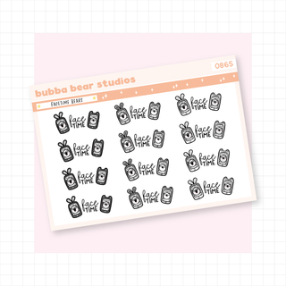 Facetime Bears Minimal Bubba Bear Studios Facetime Bears