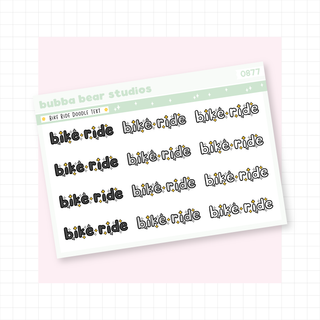 Bike Ride Doodle Text Minimal Bubba Bear Studios Bike Ride Doodle Text