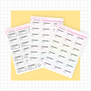 Appointment Boxes Buy All (Set of 3) Bubba Bear Studios Appointment Boxes