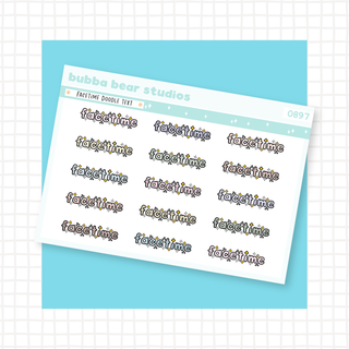 FaceTime Doodle Text Muted Bubba Bear Studios FaceTime Doodle Text