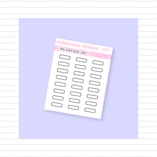 Mini Album Tab Categories Tab Blank Labels Bubba Bear Studios Mini Album Tab Categories