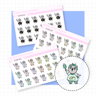 Cleaning Bear Buy All (Set of 3) Bubba Bear Studios Cleaning Bear