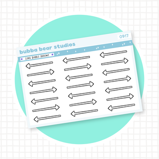 Long Bubble Arrows Minimal Bubba Bear Studios Long Bubble Arrows