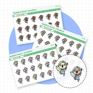 On The Go Babe Bubba Bear Studios On The Go Babe