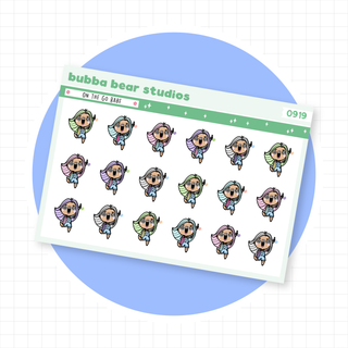 On The Go Babe Option 2 Bubba Bear Studios On The Go Babe