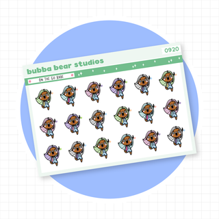 On The Go Babe Option 3 Bubba Bear Studios On The Go Babe