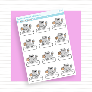 Takeout Time Bear Boxes Standard Minimal Bubba Bear Studios Takeout Time Bear Boxes