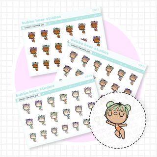 Gymnast/Swimmer Babes Bubba Bear Studios Gymnast/Swimmer Babes