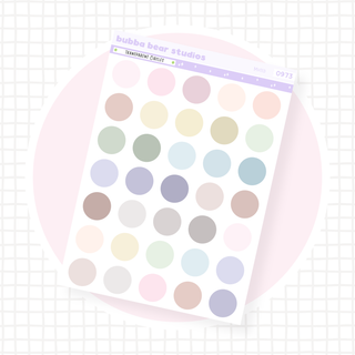 Transparent Circles Muted Bubba Bear Studios Transparent Circles