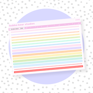 Divider Strips - Stars Colorful Bubba Bear Studios Divider Strips - Stars