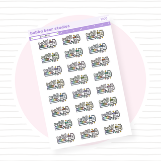 Refill Meds Colorful Bubba Bear Studios Refill Meds