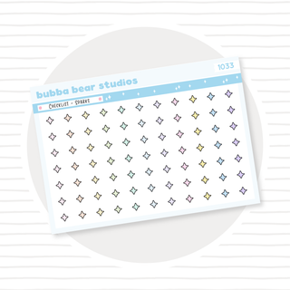 Checklist - Sparks Colorful Bubba Bear Studios Checklist - Sparks