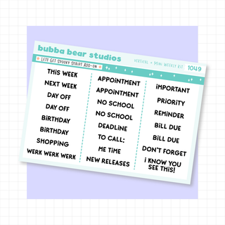 VERTICAL & MINI - Let's Get Spooky Add-On Bubba Bear Studios VERTICAL & MINI - Let's Get Spooky Add-On