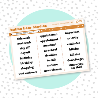 HOBONICHI COUSIN - Bootiful Script Add-On Bubba Bear Studios HOBONICHI COUSIN - Bootiful Script Add-On