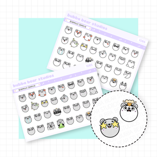 Bearmojis Sampler Buy All (Set of 2) Bubba Bear Studios Bearmojis Sampler