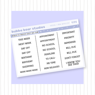VERTICAL & MINI - Night of Mayhem Add-On Bubba Bear Studios VERTICAL & MINI - Night of Mayhem Add-On