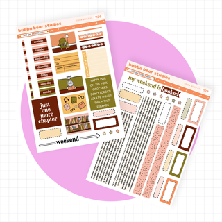 HOBONICHI COUSIN - Just One More Chapter Full Hobonichi Cousin Kit Bubba Bear Studios HOBONICHI COUSIN - Just One More Chapter